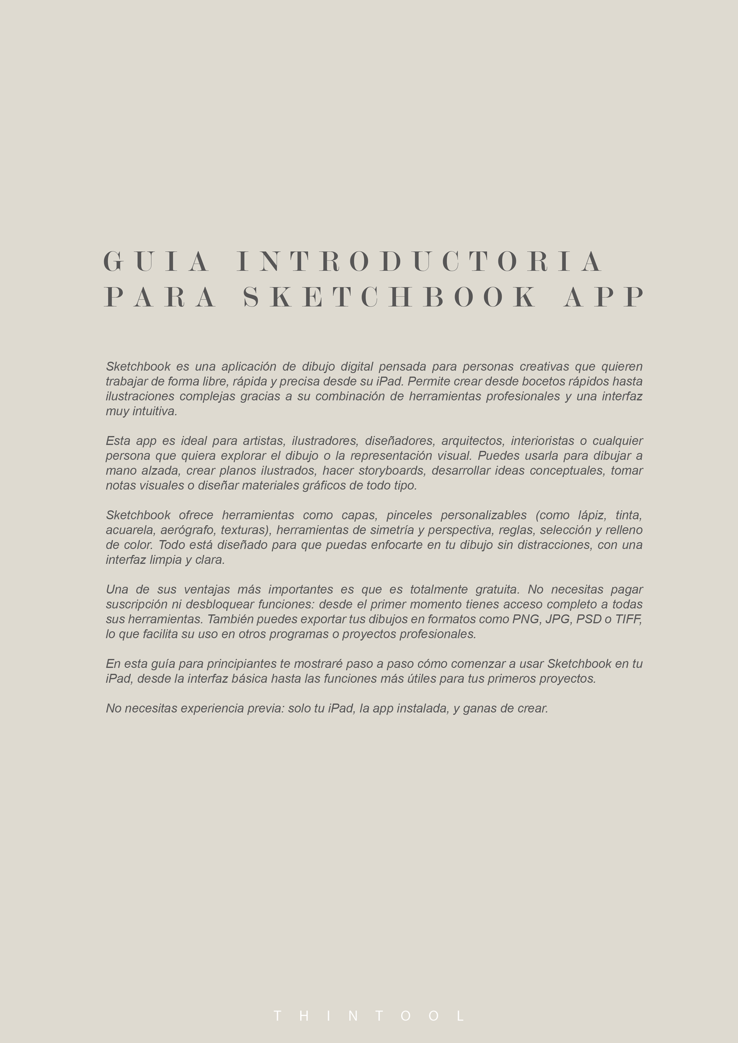 Sketchbook App Guide (Spanish)
