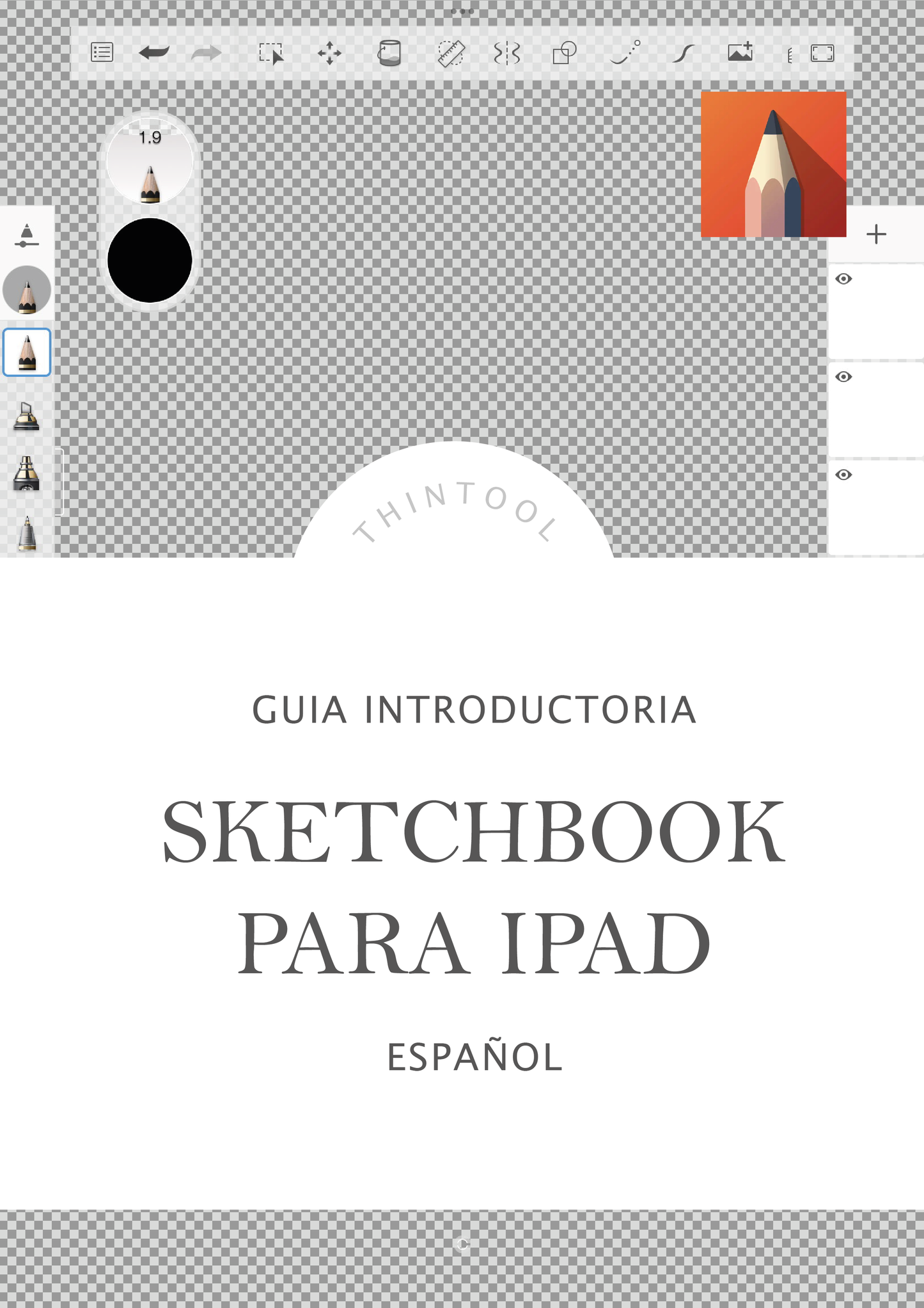 Sketchbook App Guide (Spanish)