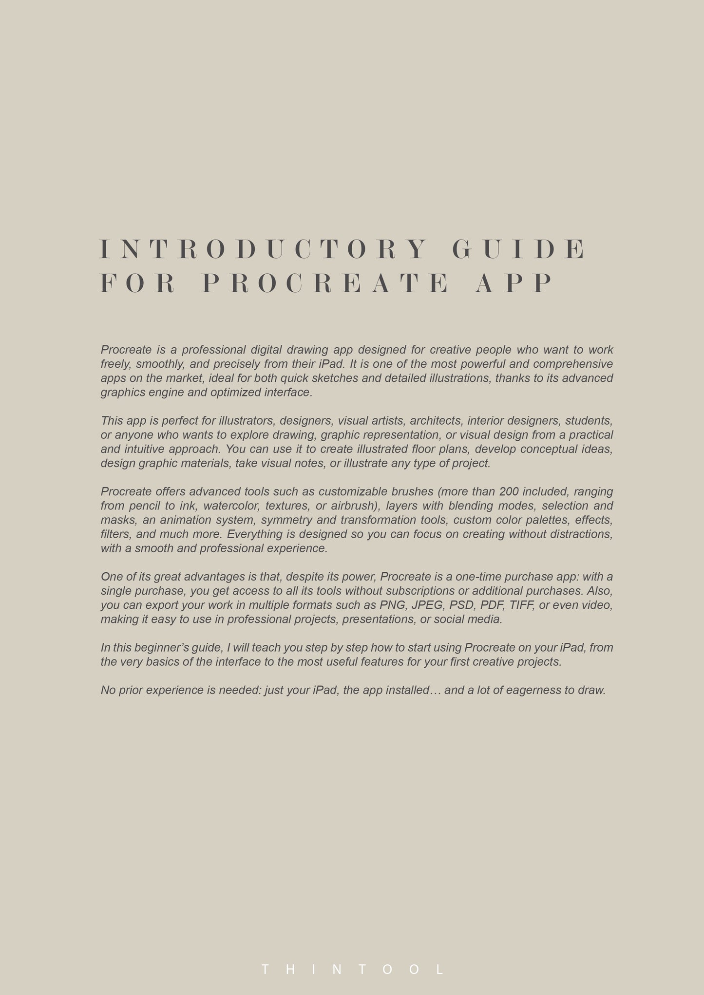 Procreate App Guide (English)