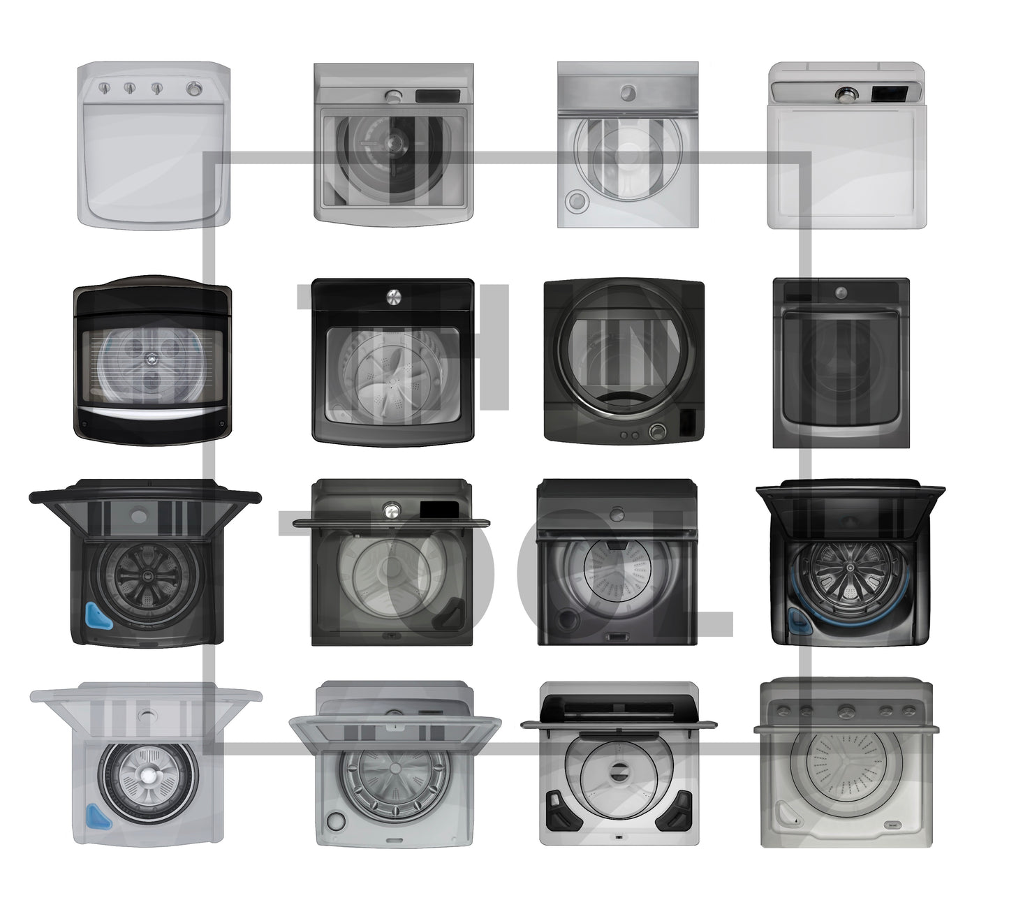 Washing Machine Set