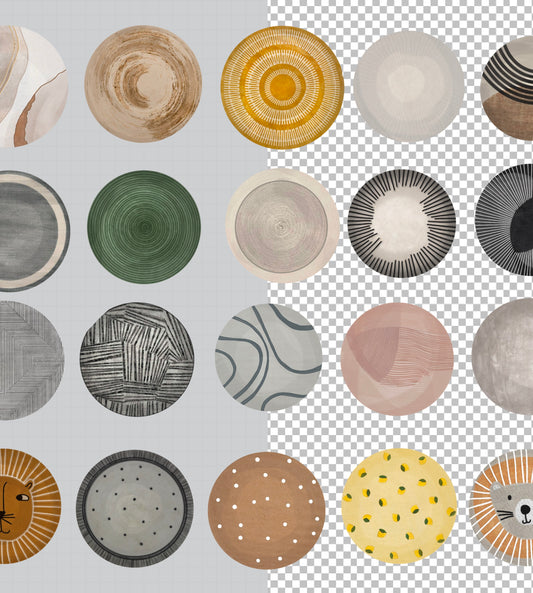 Round carpets Nº2