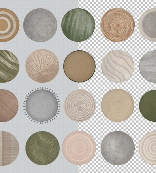 Round carpets Nº1