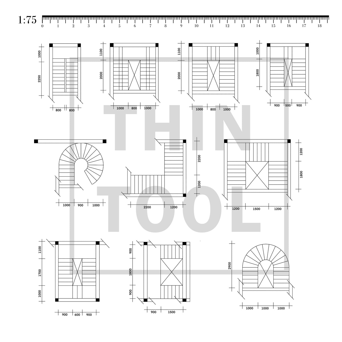 Shapes templates Procreate App - PART 1