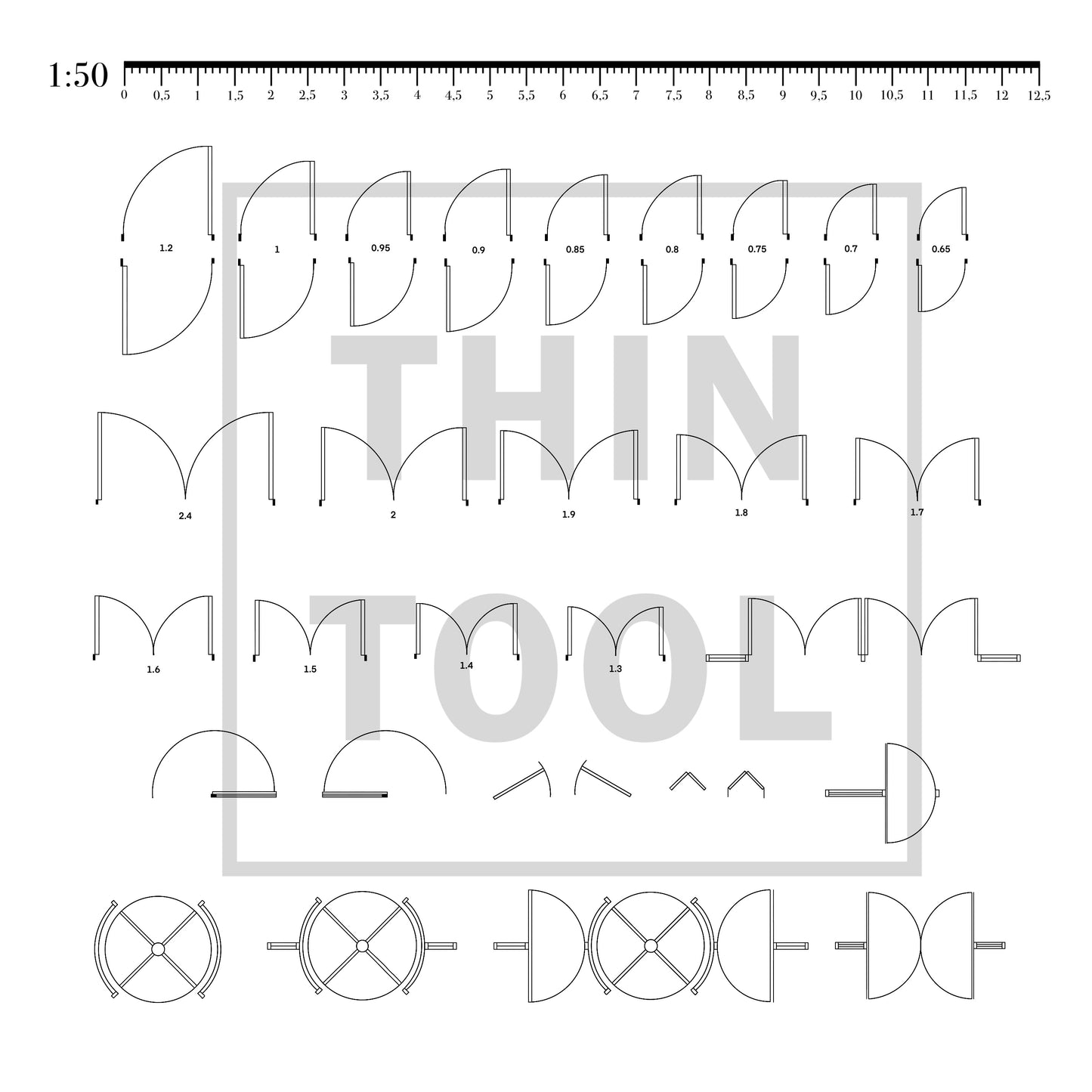 Shapes templates Sketchbook App - PART 1