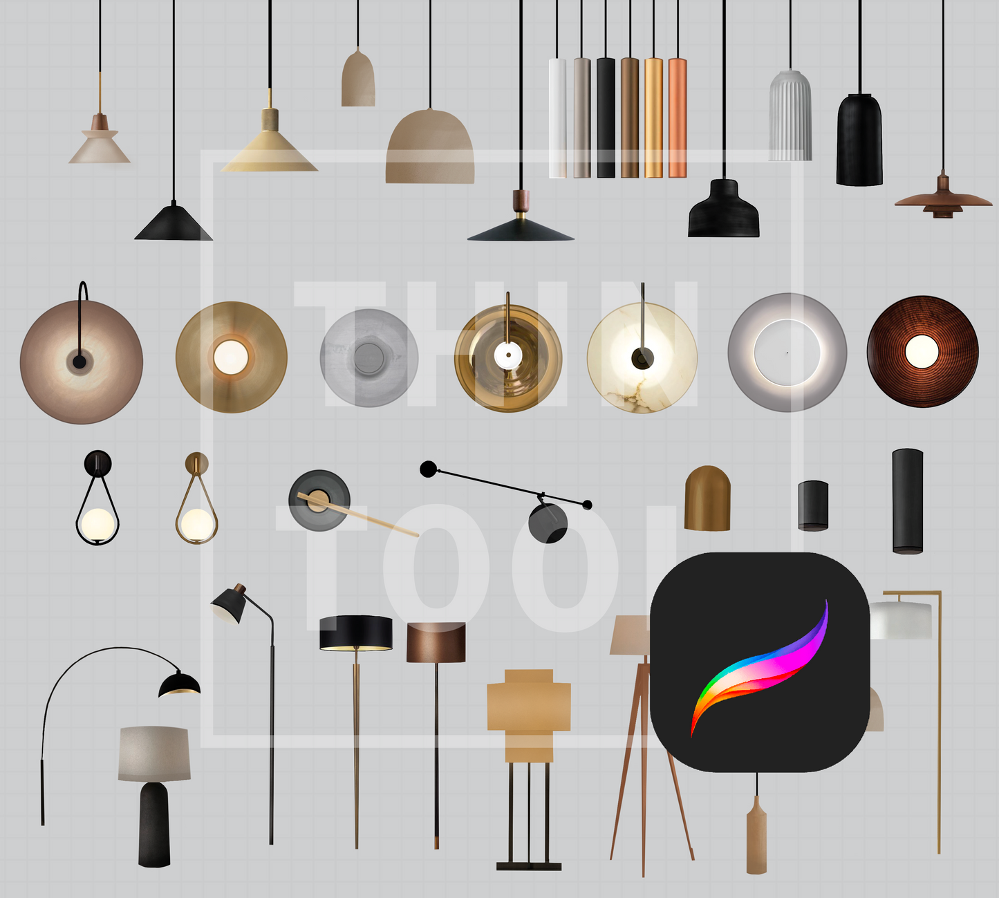 Lamps set