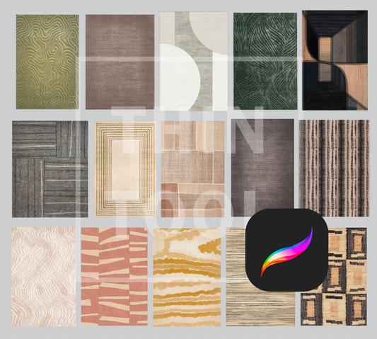 Rectangular carpet set 3