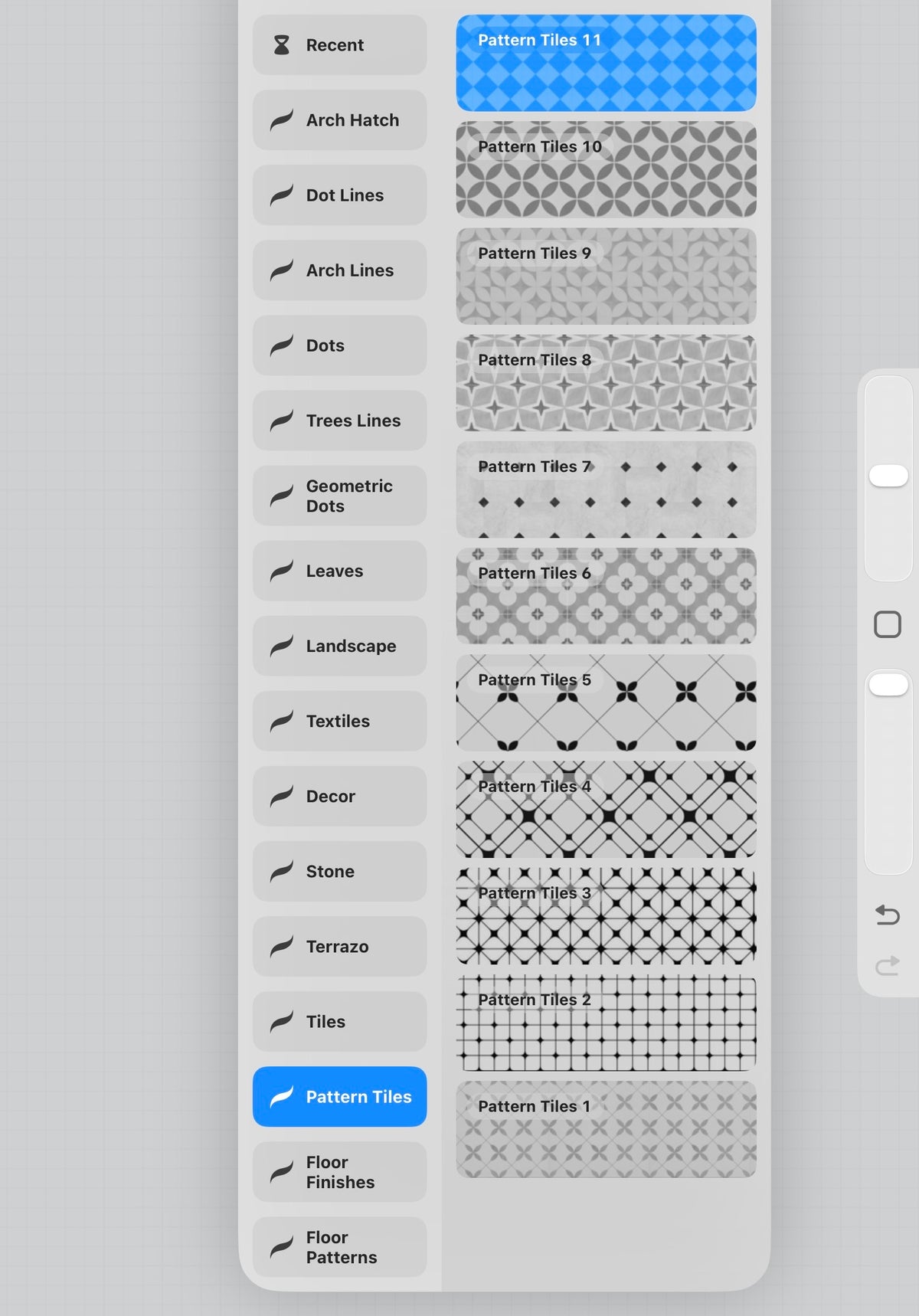 Pattern Tiles Brush