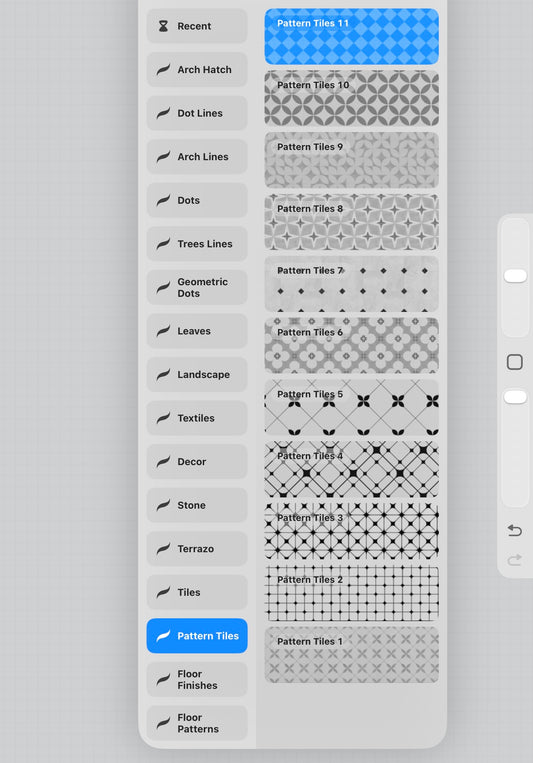Pattern Tiles Brush