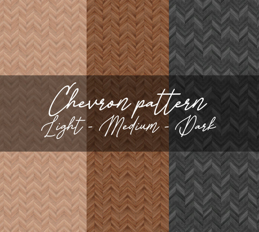 Chevron Pattern Light - Medium - Dark