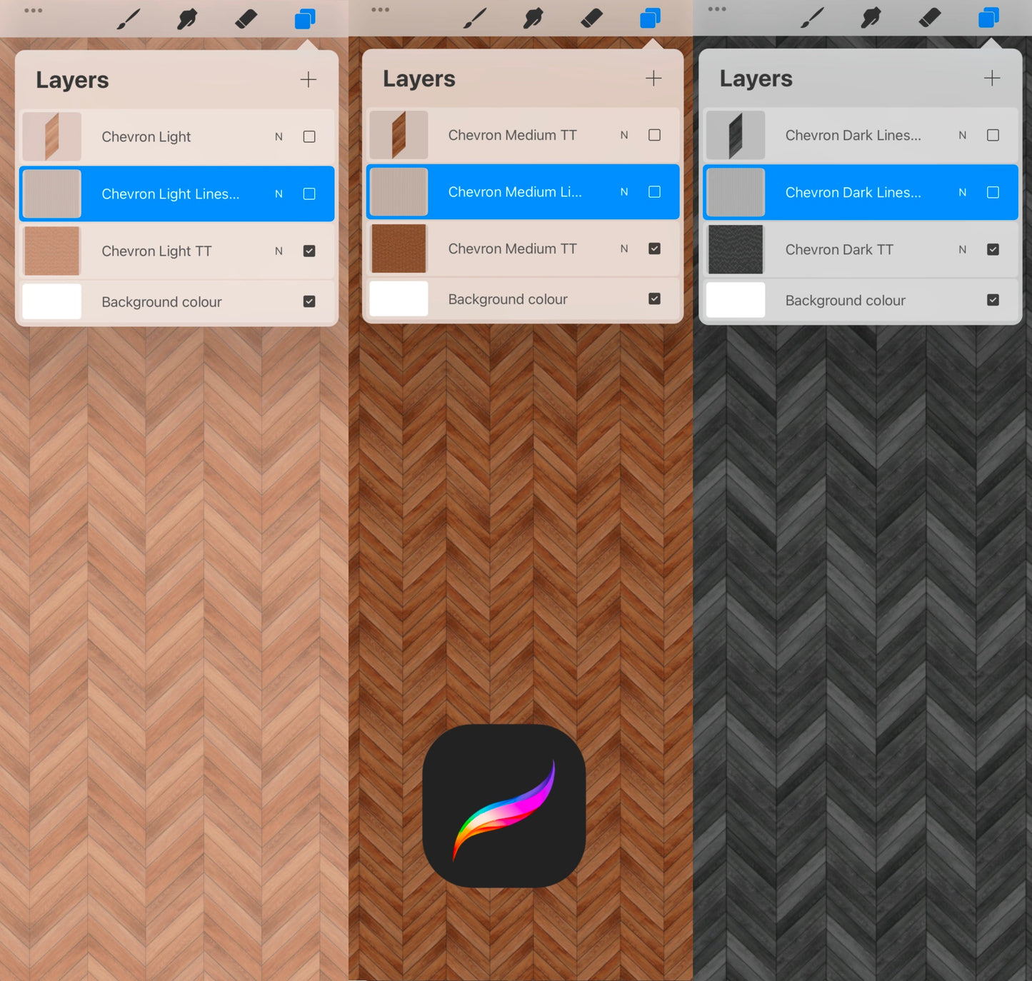 Wooden Floor Procreate App