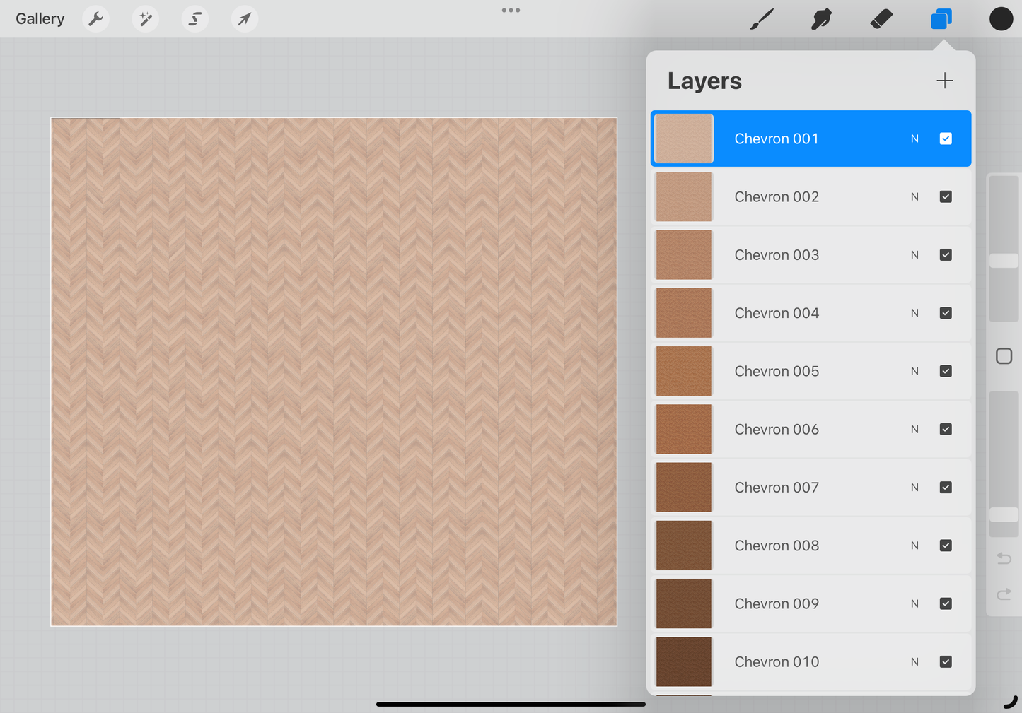 Chevron Pattern Procreate