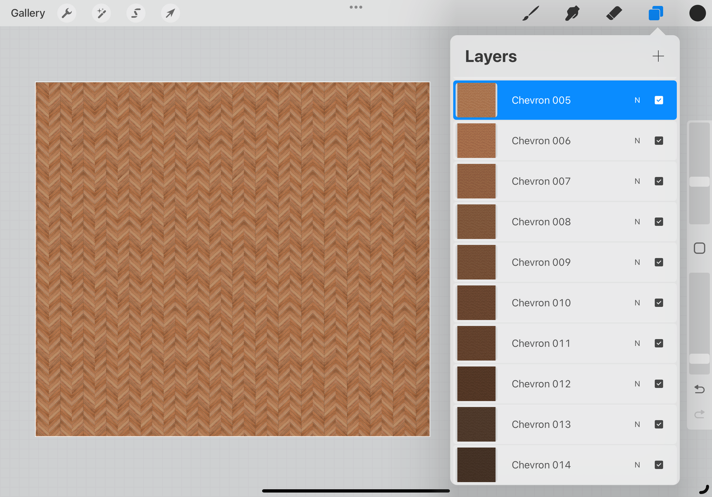 Chevron Pattern Procreate