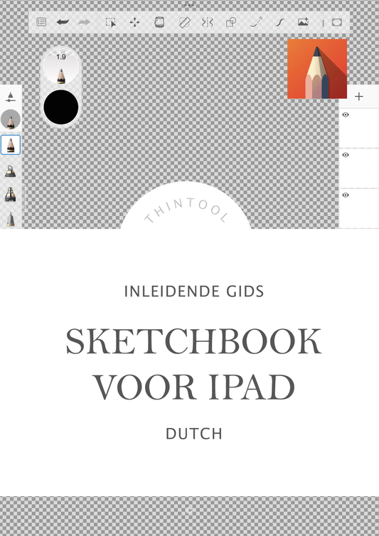 Sketchbook App Guide (Dutch)